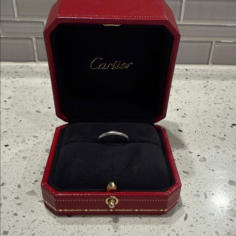 Cartier Platinum Ring size 5.25